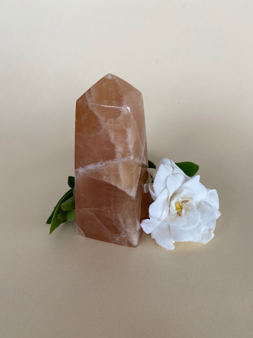 Honey Calcite obelisk